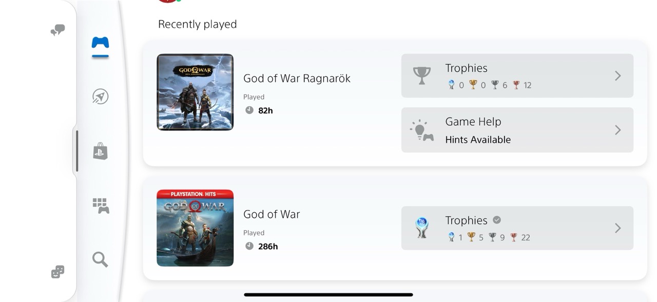 hours spend playing god of war ragnarok